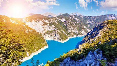 Piva Lake and Piva Canyon, Montenegro